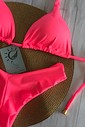 Biquíni Cortininha e Asa Delta Rosa Neon