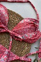 Biquíni Cortininha e Fita Paisley Red Biquíni Cortininha e Fita Paisley Red