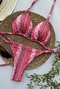 Biquíni Cortininha e Fita Paisley Red Biquíni Cortininha e Fita Paisley Red