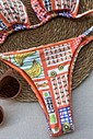 Biquíni Cortininha e Fita Tropical Biquíni Cortininha e Fita Tropical
