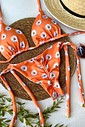 Biquíni Cortininha e Empina Bumbum Gratidão Laranja Biquíni Cortininha e Empina Bumbum Gratidão Laranja