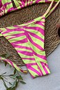 Biquíni Cortininha e Fita Zebra Pink