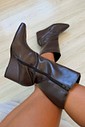 Bota Anabela Yasmin Marrom Bota Anabela Yasmin Marrom