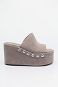 Tamanco Suelen Grafite – tamanco flatform feminino moderno