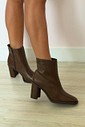 Bota Ankle Boot Malu Café