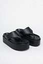 Flatform Deise Preto Chinelo Plataforma Feminina Mist