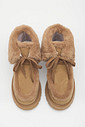 Bota Tratorada Fluffy Lia Camel