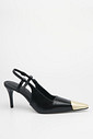 Scarpin Slingback Pietra Preto