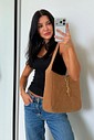 Bolsa Nina Capuccino Shoulder Bag Média