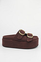 Papete Flatform Paola Marrom Papete Flatform Paola Marrom