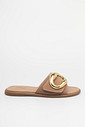 Rasteira Martina Camel Slide Feminino Mist Rasteira Martina Camel Slide Feminino Mist