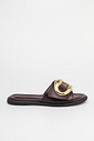 Rasteira Martina Café Slide Feminino Mist
