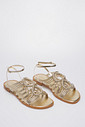 Sandália Liz Dourado
