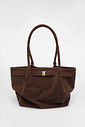 Bolsa Zoe Chocolate Tote Feminina Grande Bolsa Zoe Chocolate Tote Feminina Grande