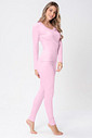 PIJAMA DE RIBANA LONGO - CLÁSSICOS CANELADOS ROSA BOREAL PIJAMA DE RIBANA LONGO - CLÁSSICOS CANELADOS ROSA BOREAL