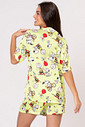 PIJAMA AMERICANO ACETINADO CURTO - SNOOPY'S DAY PIJAMA AMERICANO ACETINADO CURTO - SNOOPY'S DAY