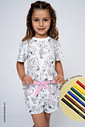 PIJAMA CURTO INFANTIL ALGODÃO - SNOOPY COLOR