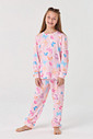 PIJAMA LONGO DE MOLETINHO JUVENIL - EFEITO BORBOLETA