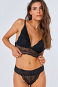TOP TRIÂNGULO DE RENDA PRETO - ETERNO LINGERIE TOP TRIÂNGULO DE RENDA PRETO - ETERNO LINGERIE