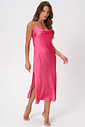 CAMISOLA MIDI SLEEP DRESS - CLÁSSICOS ACETINADOS PINK LOVE