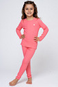 PIJAMA INFANTIL EM RIBANA LONGO - CLÁSSICO CANELADO PINK GLOSS