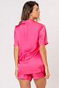 PIJAMA ACETINADO AMERICANO CURTO - CLÁSSICOS ACETINADOS PINK LOVE PIJAMA ACETINADO AMERICANO CURTO - CLÁSSICOS ACETINADOS PINK LOVE