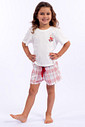 PIJAMA CURTO INFANTIL XADREZ MENINA - ABRAÇO DE URSO PIJAMA CURTO INFANTIL XADREZ MENINA - ABRAÇO DE URSO