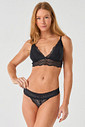 CALCINHA FIO EM RENDA PRETO - ETERNO LINGERIE CALCINHA FIO EM RENDA PRETO - ETERNO LINGERIE