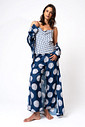 Camisola e Robe Longo Toque de Seda - Anoitecer Camisola e Robe Longo Toque de Seda - Anoitecer