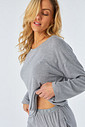 PIJAMA LONGO MALHA DE VISCOSE FEMININO - GLACIAL PIJAMA LONGO MALHA DE VISCOSE FEMININO - GLACIAL