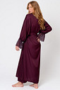 ROBE LONGO TOQUE DE SEDA - CLÁSSICOS ACETINADOS BOLD WINE COSTAS