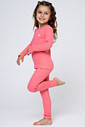 PIJAMA INFANTIL EM RIBANA LONGO - CLÁSSICO CANELADO PINK GLOSS