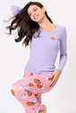 PIJAMA LONGO RIBANA E CALÇA ACETINADA - COOKIES PIJAMA LONGO RIBANA E CALÇA ACETINADA - COOKIES
