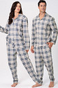 PIJAMA AMERICANO LONGO UNISSEX - GREY PIJAMA AMERICANO LONGO UNISSEX - GREY