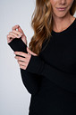 CONJUNTO TÉRMICO PRETO CANELADO Detalhe
