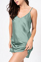 CAMISOLA ACETINADA - CLÁSSICOS ACETINADOS VERDE JADE CAMISOLA ACETINADA - CLÁSSICOS ACETINADOS VERDE JADE
