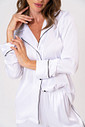 PIJAMA LONGO AMERICANO TOQUE DE SEDA OFF-WHITE - ETERNO FEMININO PIJAMA LONGO AMERICANO TOQUE DE SEDA OFF-WHITE - ETERNO FEMININO