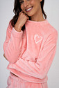 PIJAMA LONGO EM FLEECE ROSA - DETALHE 1