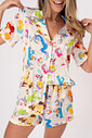 PIJAMA AMERICANO ACETINADO - LOONEY NIGHT PIJAMA AMERICANO ACETINADO - LOONEY NIGHT