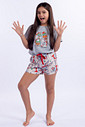 PIJAMA CURTO JUVENIL MENINA ALGODÃO - NATAL PERNALONGA PIJAMA CURTO JUVENIL MENINA ALGODÃO - NATAL PERNALONGA