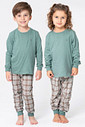 PIJAMA LONGO DE MALHA INFANTIL UNISSEX - MOCACCINO PIJAMA LONGO DE MALHA INFANTIL UNISSEX - MOCACCINO