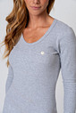 PIJAMA LONGO CANELADO MESCLA LUVA - COMFY DETALHES