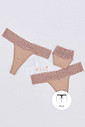 KIT CALCINHAS FIO NUDE DE ALGODÃO - ETERNO LINGERIE KIT CALCINHAS FIO NUDE DE ALGODÃO - ETERNO LINGERIE