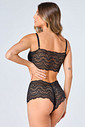 TOP DE RENDA FAIXA PRETO - ETERNO LINGERIE
