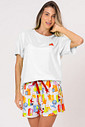 PIJAMA CURTO FEMININO - GELEIA DE MONSTROS PIJAMA CURTO FEMININO - GELEIA DE MONSTROS