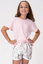 PIJAMA DE ALGODÃO JUVENIL MENINA - AUAUMIGOS PIJAMA DE ALGODÃO JUVENIL MENINA - AUAUMIGOS
