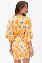 ROBE ACETINADO MARACUJÁ - FRUTA PRINT