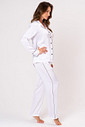 PIJAMA LONGO AMERICANO TOQUE DE SEDA OFF-WHITE - ETERNO FEMININO PIJAMA LONGO AMERICANO TOQUE DE SEDA OFF-WHITE - ETERNO FEMININO