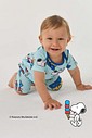 BODY MACAQUINHO CURTO BABY AZUL - SNOOPY FÉRIAS BODY MACAQUINHO CURTO BABY AZUL - SNOOPY FÉRIAS