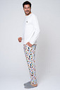 KIT PIJAMA LONGO LOONEY BOX E ROBE DE SOFT PRETO LADO PIJAMA